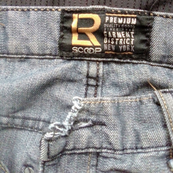 Men distressed swoop silver size 36 pants - Picture 3 of 7